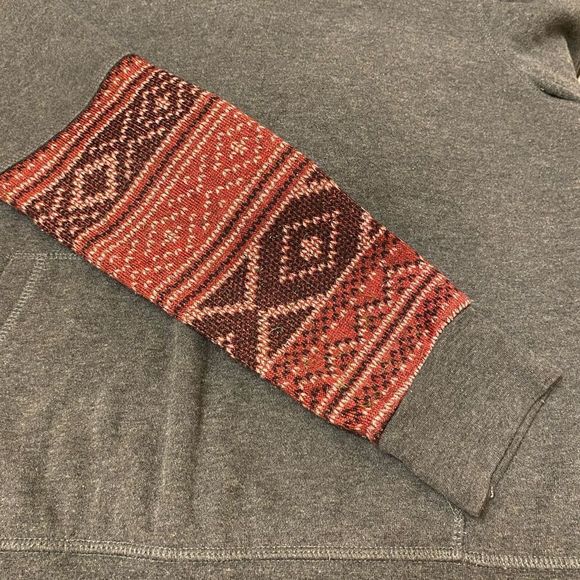 VTG CABIN FEVER WOMEN (EN) LARGE GRAY/ RED two size SWEATER, - Picture 10 of 16